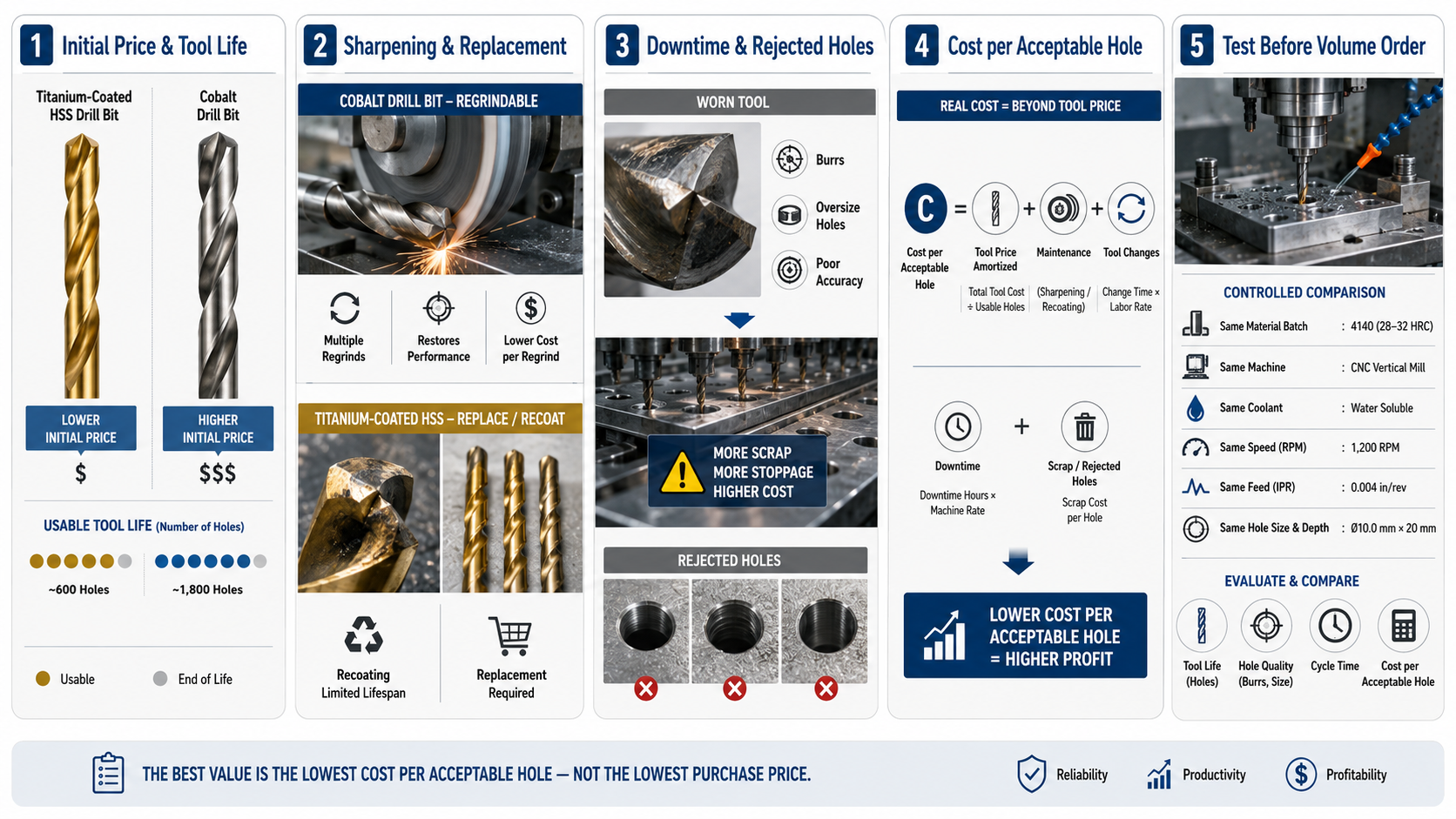 Comparing the Real Value of Both Drill Bits
