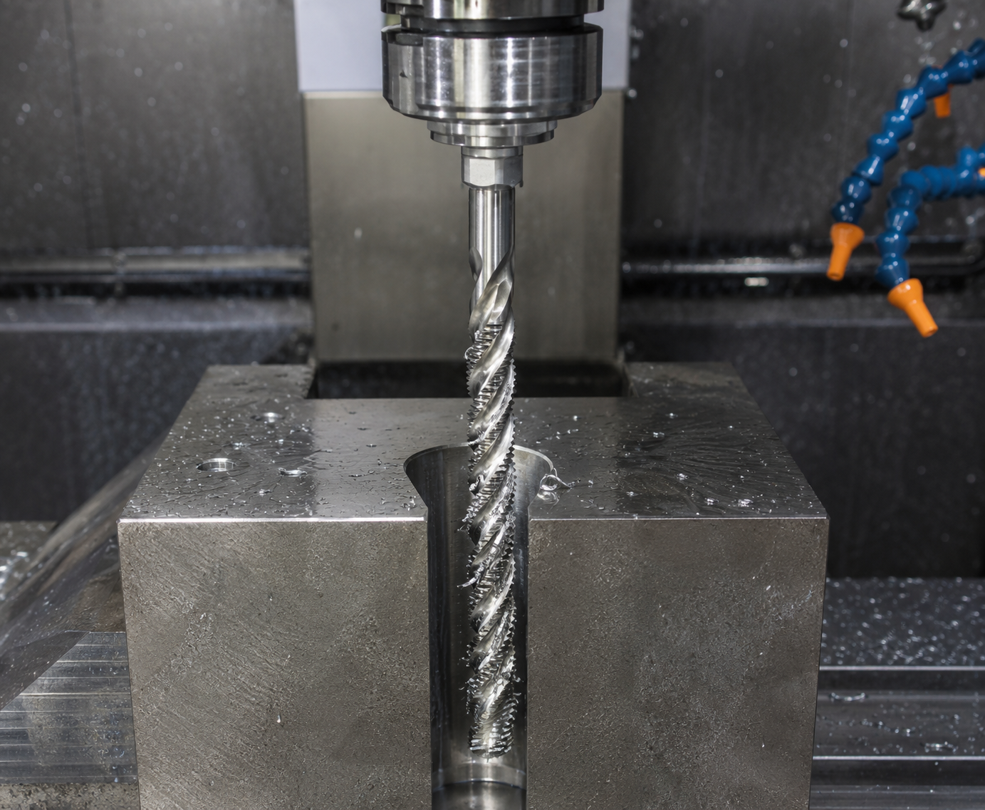 Makes Deep Hole Threading Much Safer