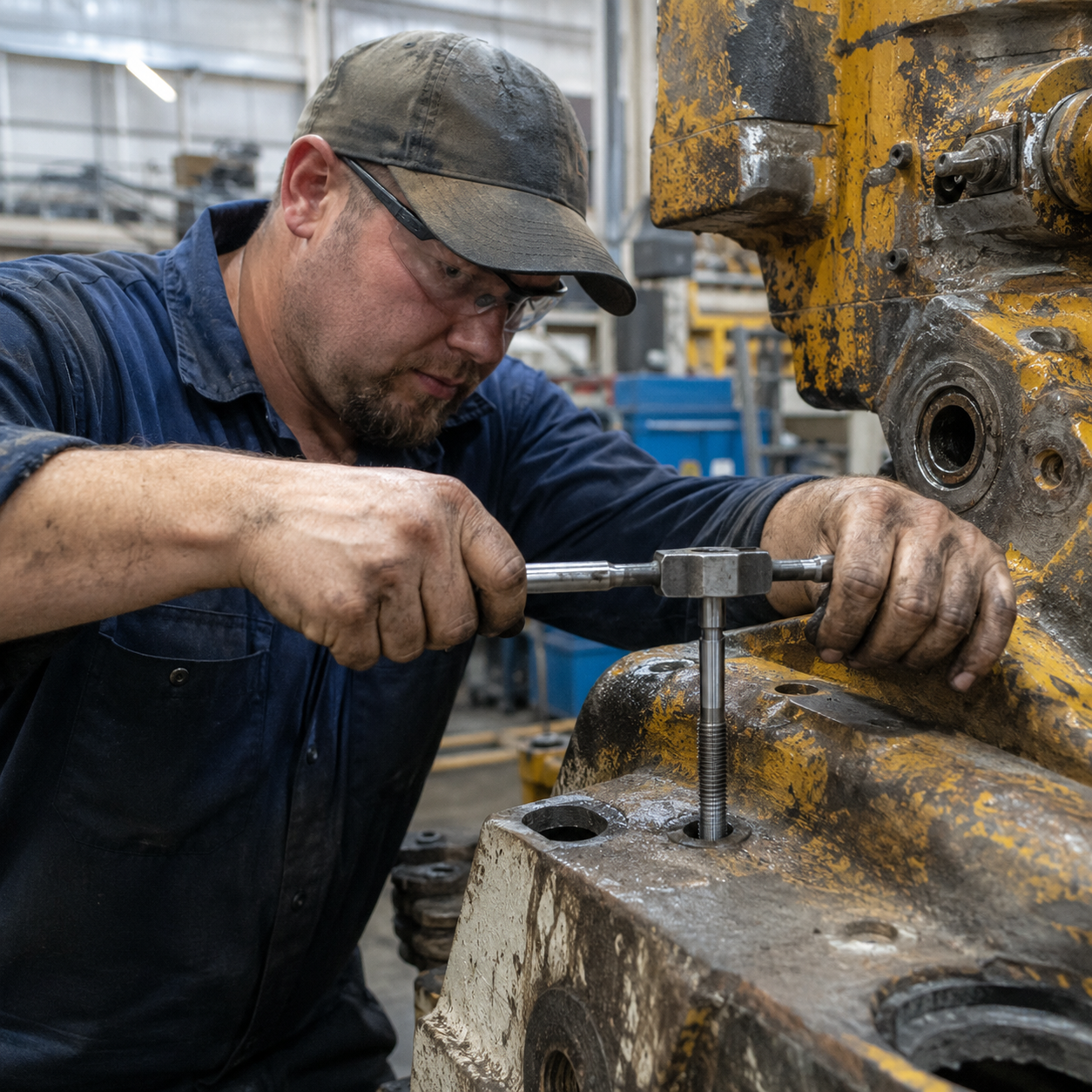 Performing Heavy Machinery Maintenance