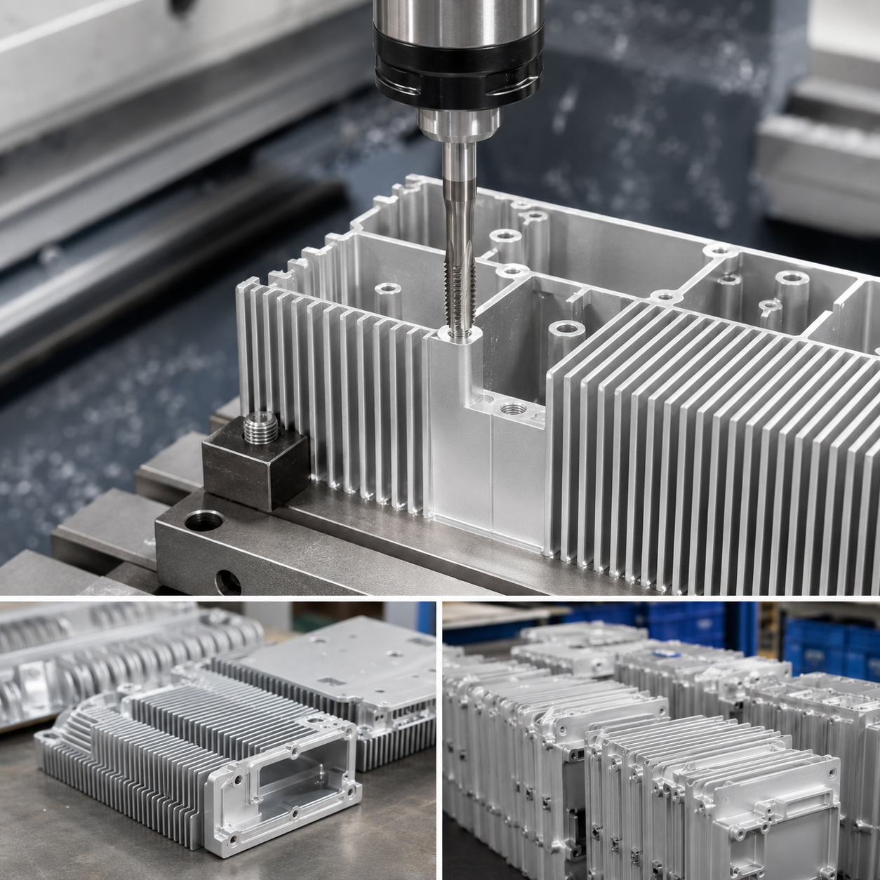 Producing Electronic Heat Sinks and 5G Housings