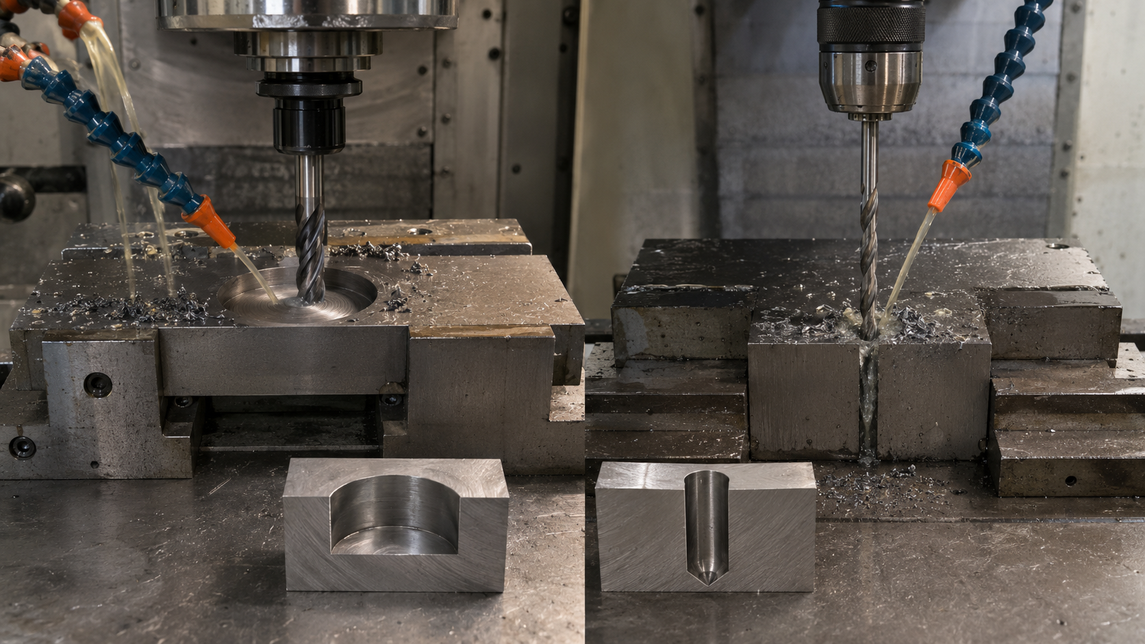 Can an End Mill Replace a Drill Bit