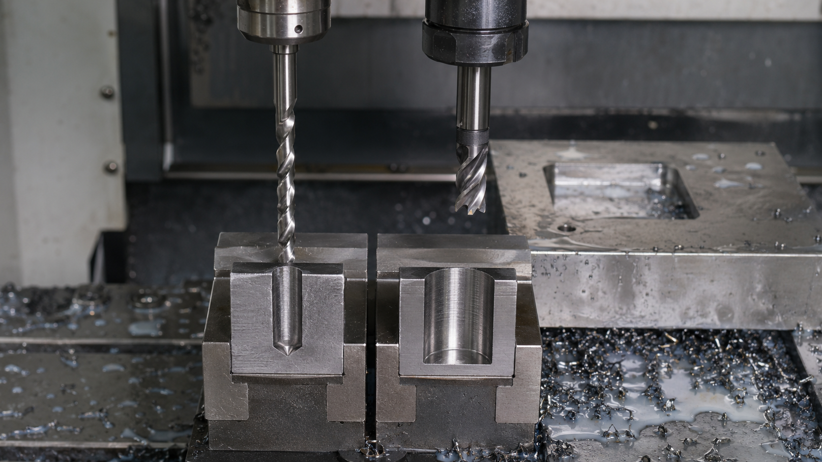 How Drill Bits and End Mills Work Together