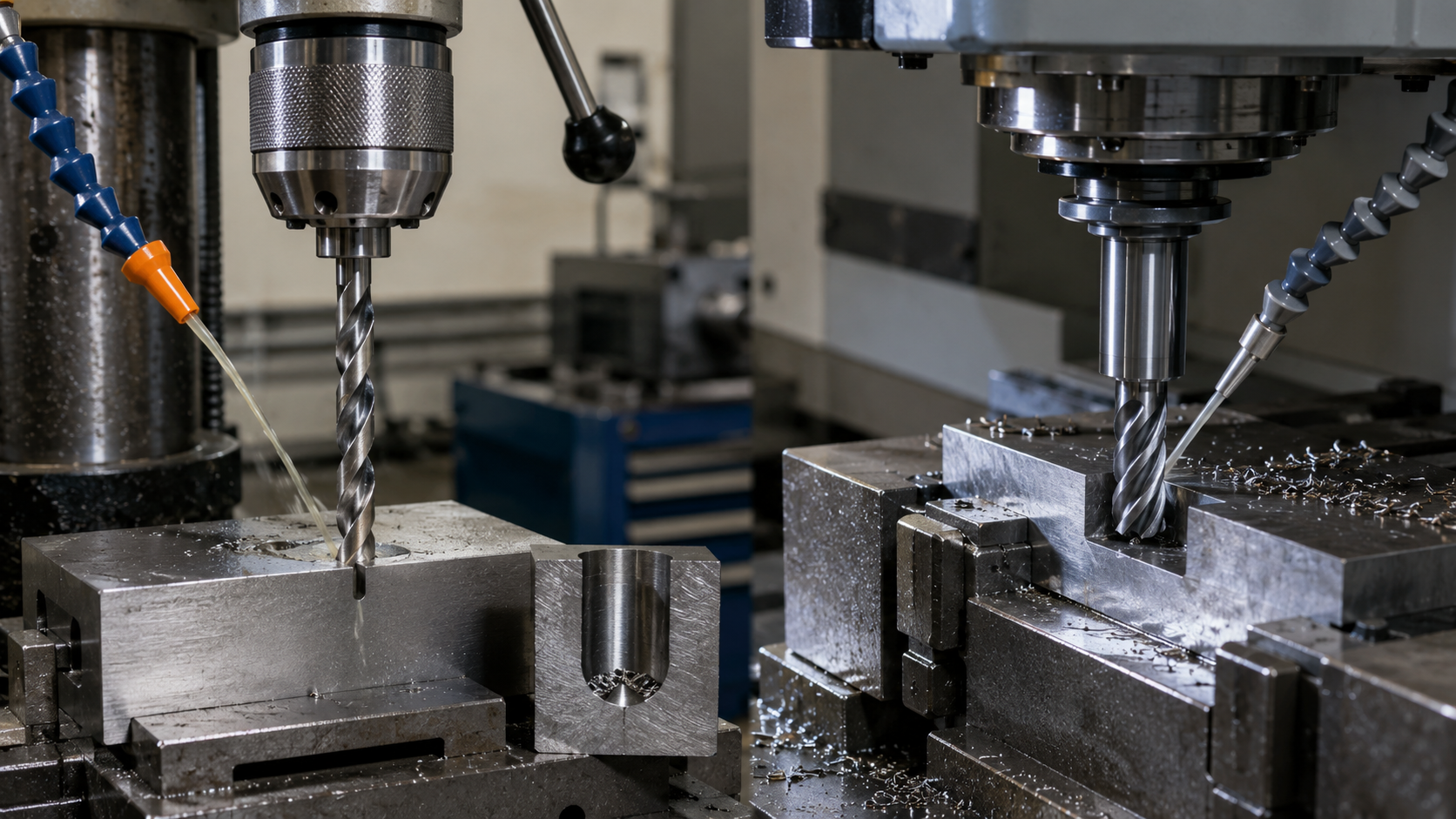 Key Differences Between End Mills and Drill Bits